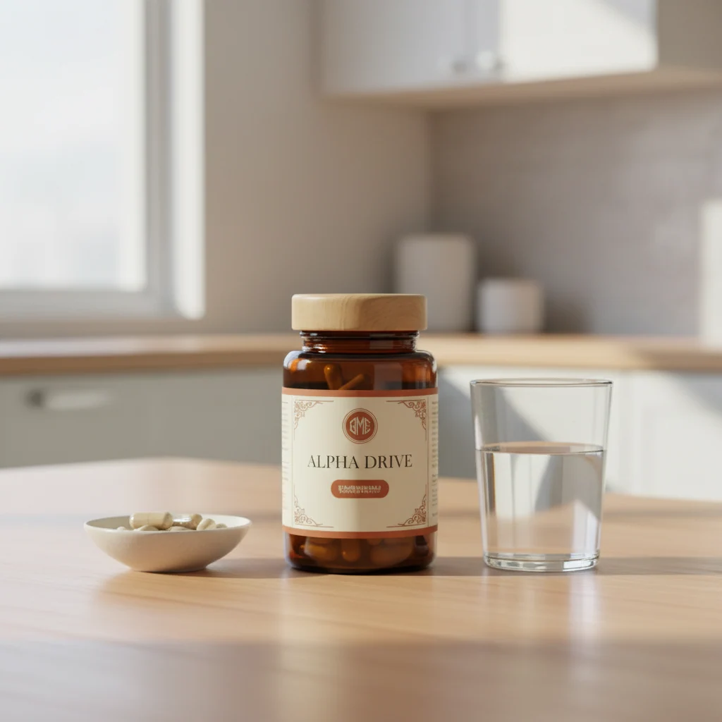 Alpha Drive supplement detail - saw palmetto en lycopeen